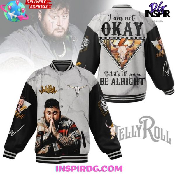 Jelly Roll Im Not Okay Limited Edition Baseball Jacket