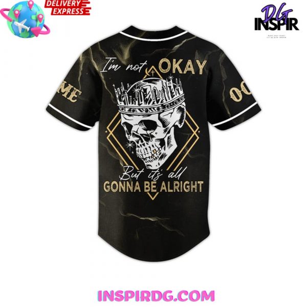 Jelly Roll Im Not Okay Limited Edition Baseball Jersey