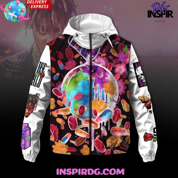 Juice WRLD 999 Windbreaker Outdoor Zipper Hoodie