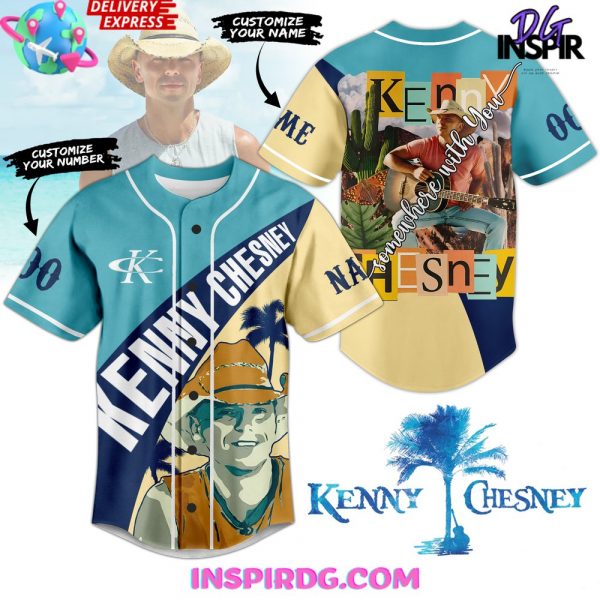 Kenny Chesney Somewhere With You Baseball Jersey