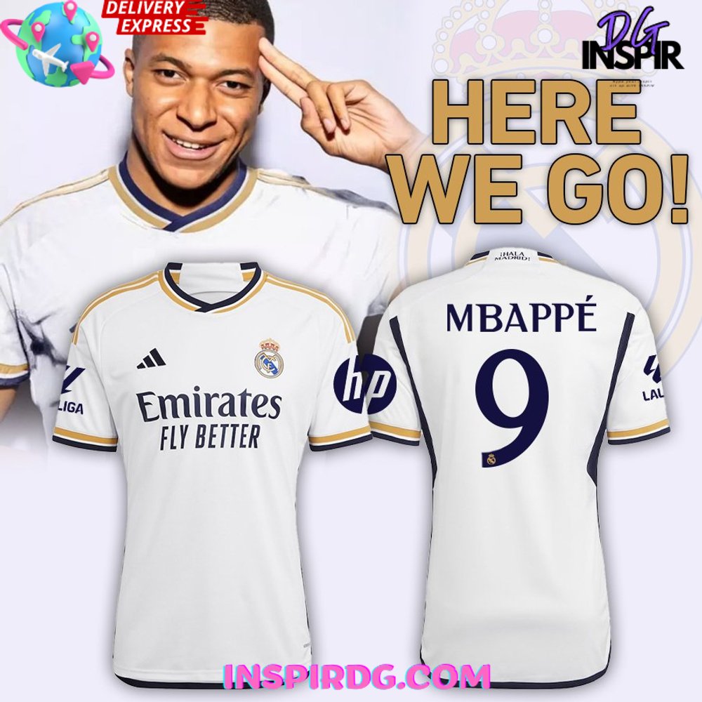 Kylian Mbappe Real Madrid Limited Edition T-shirt - InspirDG