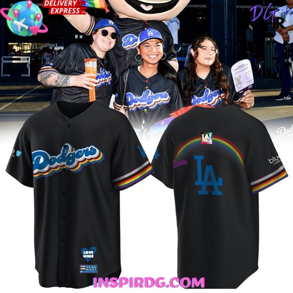 Los Angeles Dodgers LGBT Pride Night Jersey Shirt