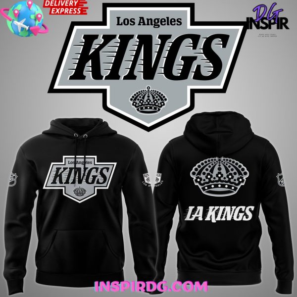 Los Angeles Kings New ERA Black Primary Logo Hoodie