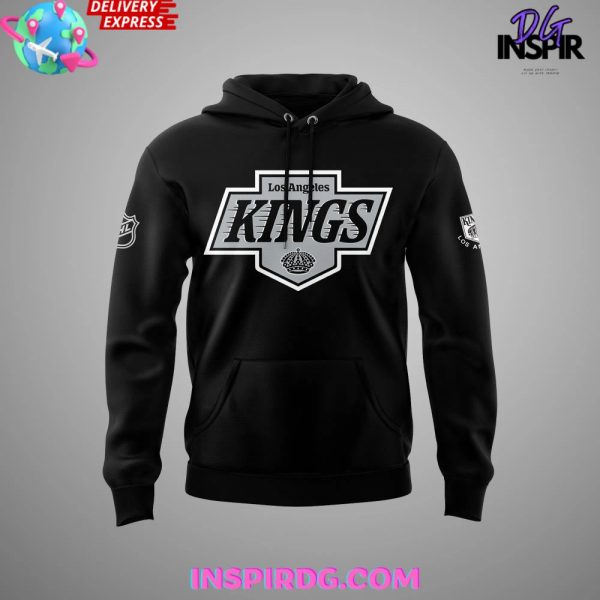 Los Angeles Kings New ERA Black Primary Logo Hoodie