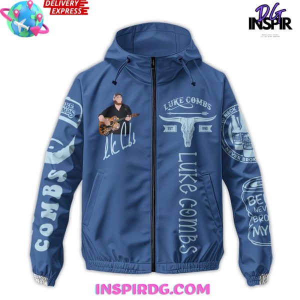 Luke Combs “Beer Never Broke My Heart” Zipper Hoodie