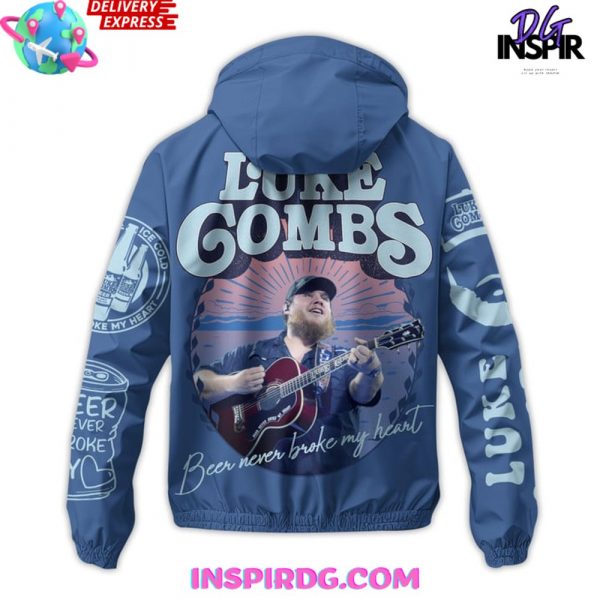 Luke Combs “Beer Never Broke My Heart” Zipper Hoodie