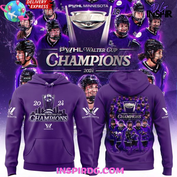Minnesota PWHL Champions Walter Cup Hoodie