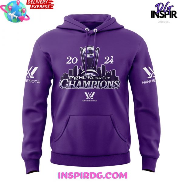 Minnesota PWHL Champions Walter Cup Hoodie