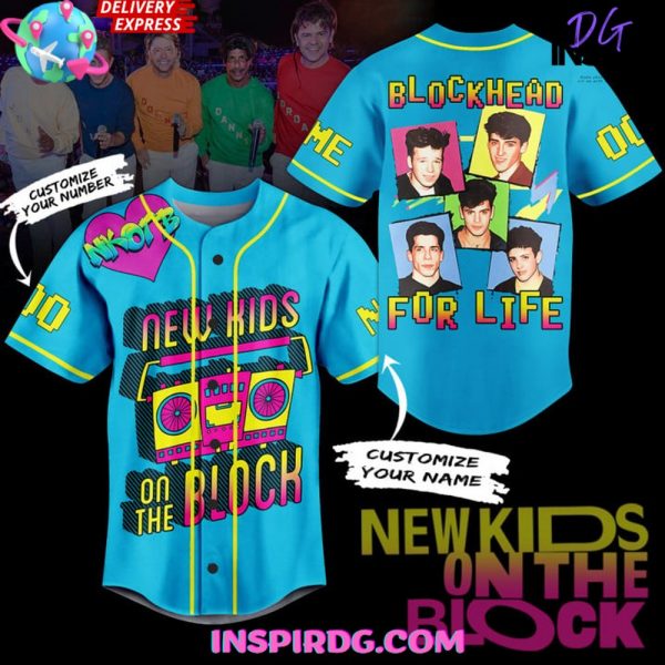 NKOTB Blockhead For Life Custom Jersey Shirt
