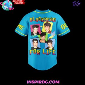 NKOTB Blockhead For Life Custom Jersey Shirt