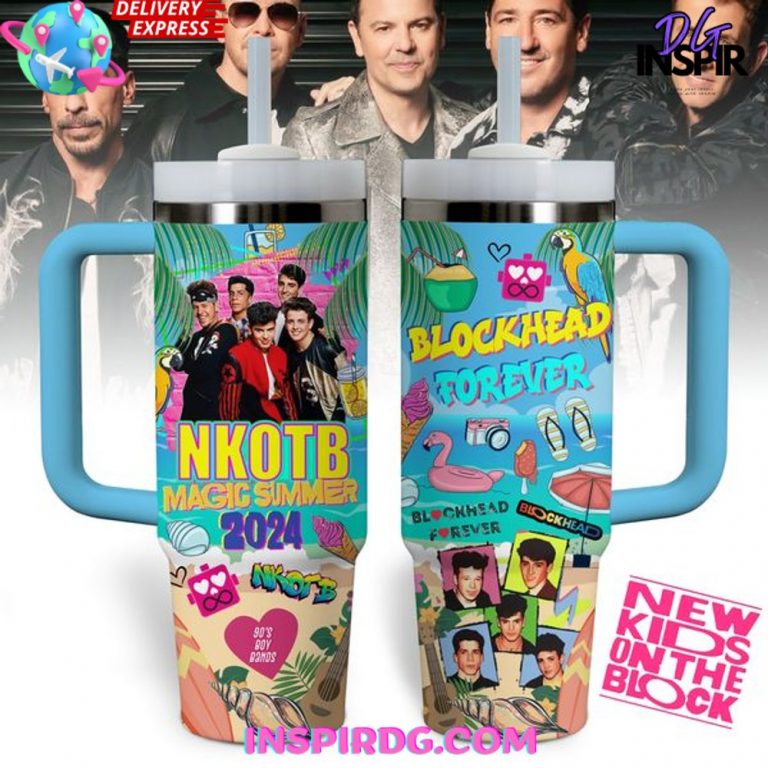 NKOTB Magic Summer 2024 Blockhead Forever Stanley Tumbler Cup