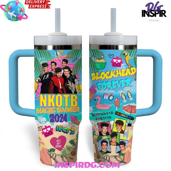 NKOTB Magic Summer 2024 Blockhead Forever Stanley Tumbler Cup
