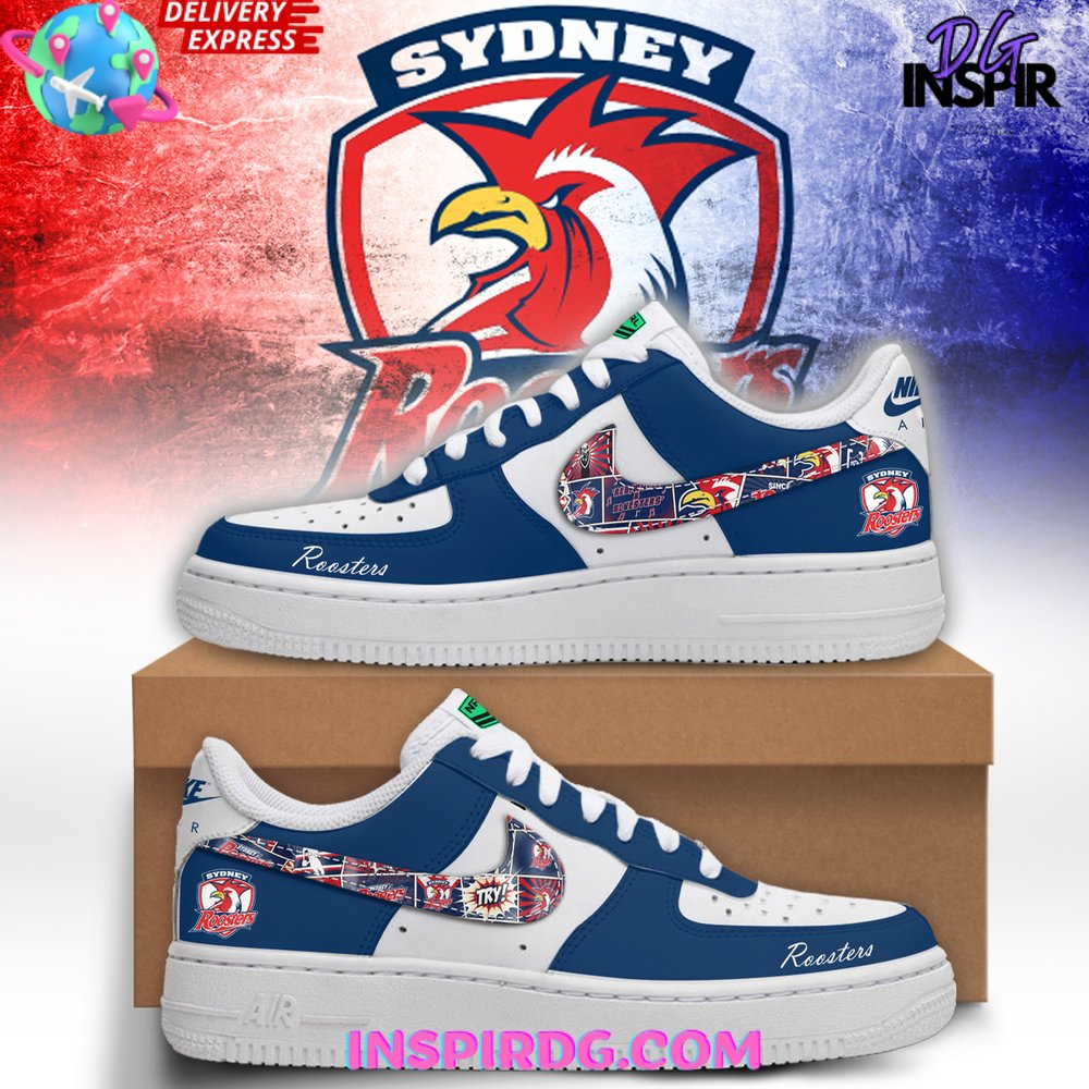 NRL Sydney Roosters Limited Edition Air Force 1 InspirDG