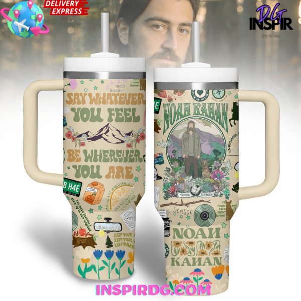 Noah Kahan Feeling Stanley Tumbler 40oz