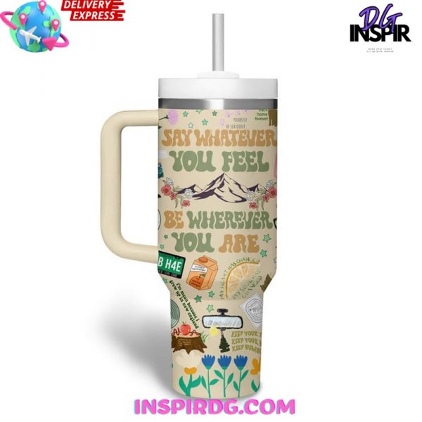 Noah Kahan Feeling Stanley Tumbler 40oz