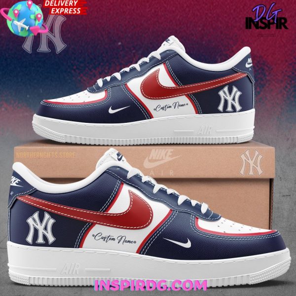 Personalization MLB New York Yankees 2024 Nike Air Force 1 Sneaker