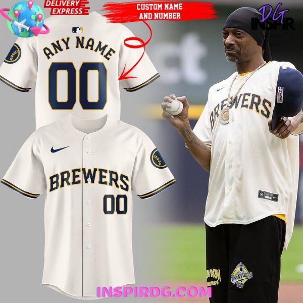 Personalized Milwaukee Brewers Snoop Dogg 20 Baseball Jersey