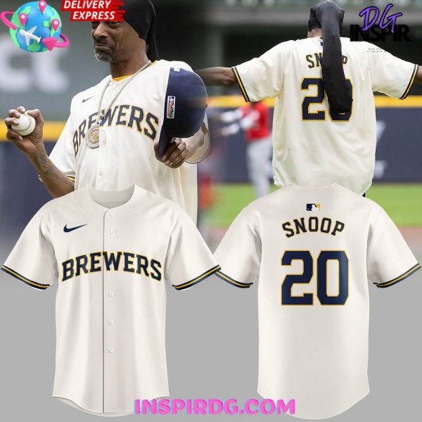Personalized Milwaukee Brewers Snoop Dogg 20 Baseball Jersey