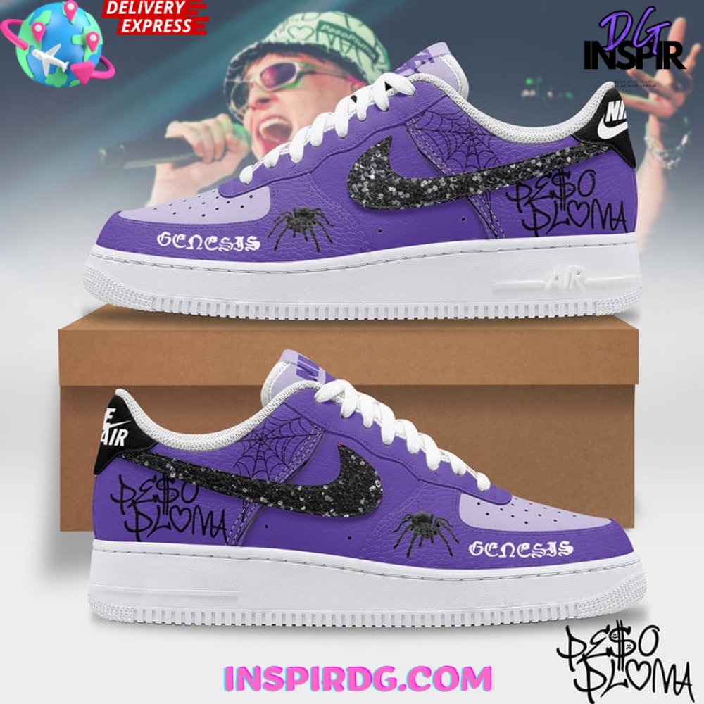 Peso Pluma Spider Limited Edition Nike Air Force 1 InspirDG