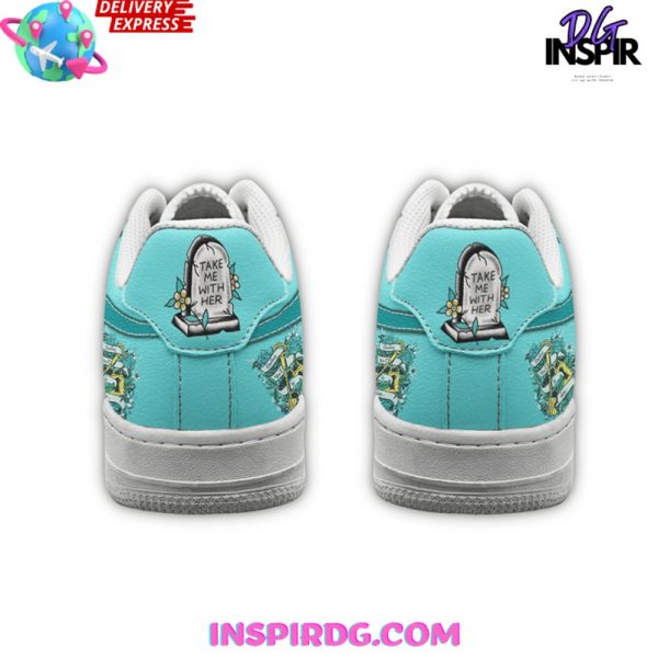 Pierce The Veil Blue Water Air Force 1 Sneaker