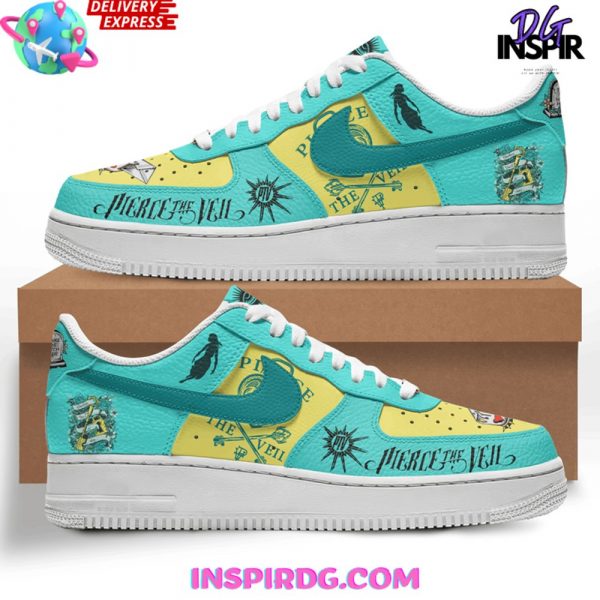 Pierce The Veil Blue Water Air Force 1 Sneaker