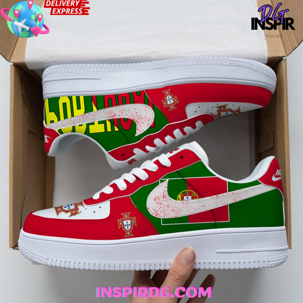 Portugal Euro 2024 Limited Edition Air Force 1 Sneaker InspirDG