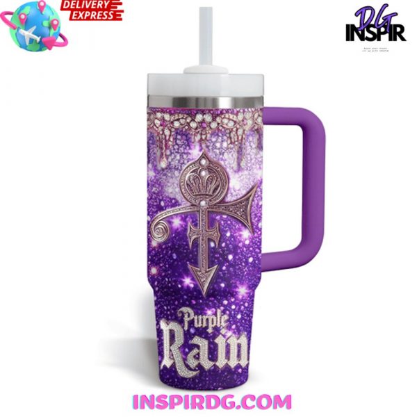 Prince Purple Rain Diamond Limited Edition Stanley Tumbler