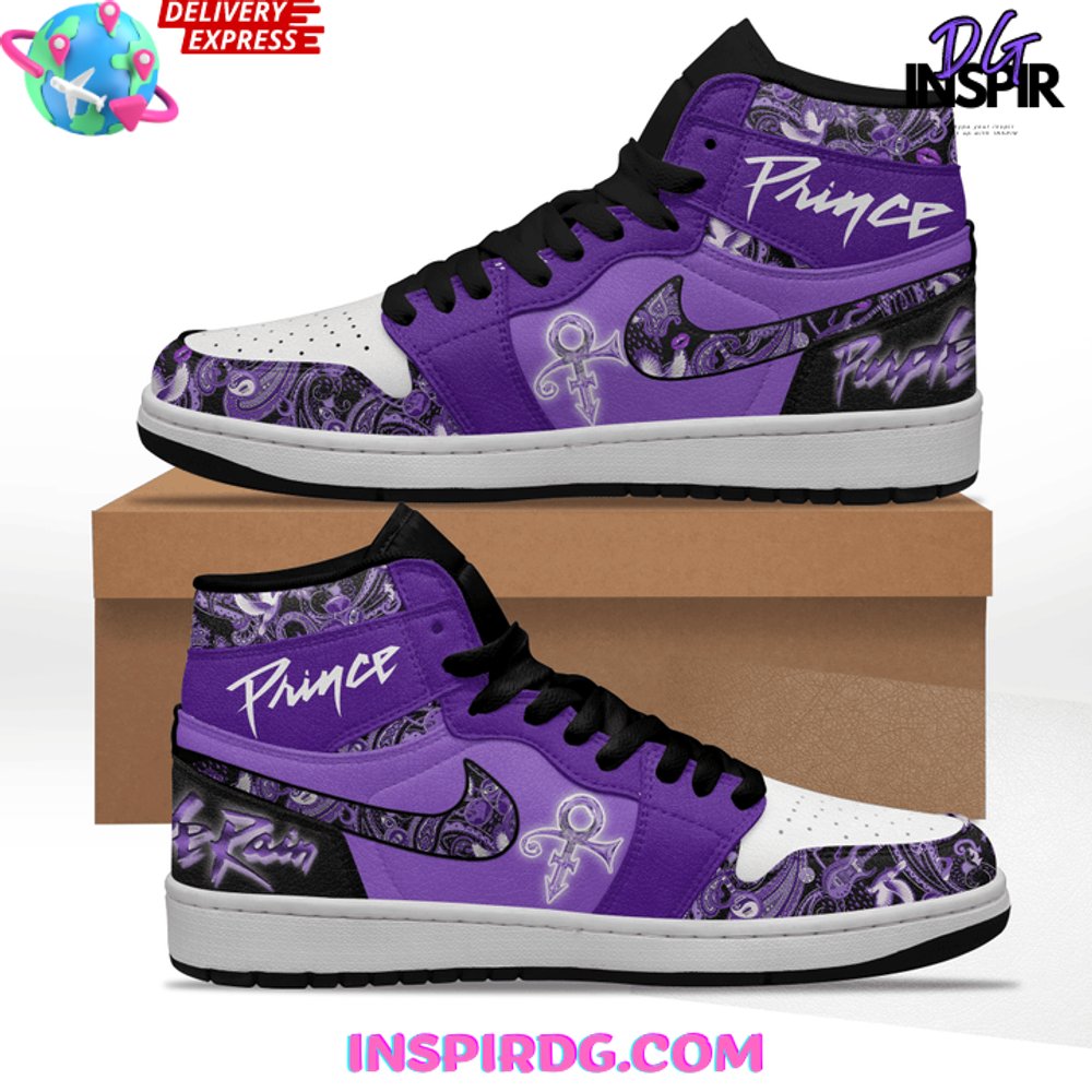 Prince Purple Rain Limited Edition Nike Air Jordan 1 InspirDG