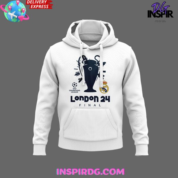 Real Madrid UEFA Champions League Final London 2024 A Por La 15 Hoodie