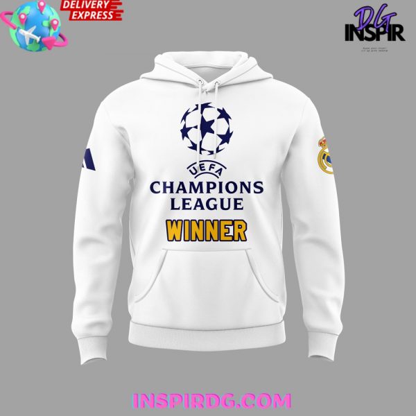Real Madrid UEFA Champions League Winner Final London 2024 Hoodie