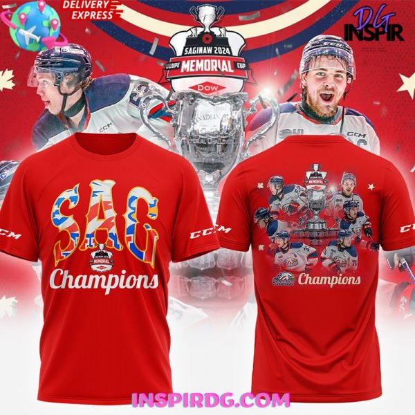 Saginaw Spirit Memorial Cup Champions 2024 Collections Shirt