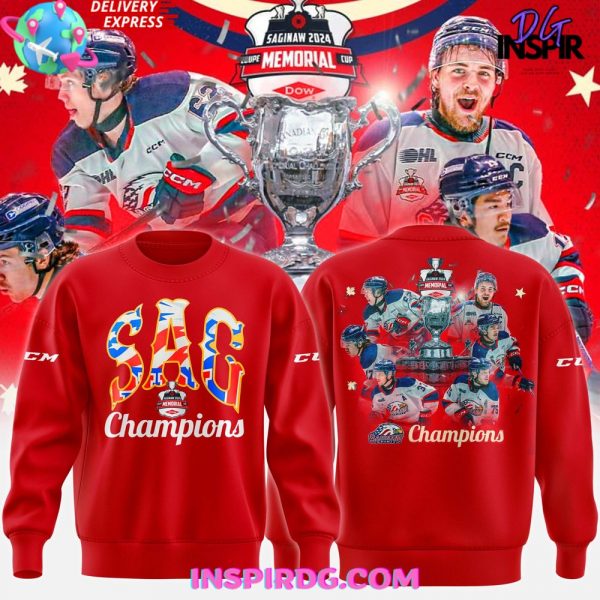 Saginaw Spirit Memorial Cup Champions 2024 Collections Shirt