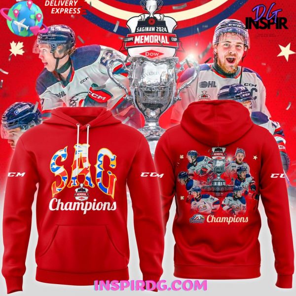 Saginaw Spirit Memorial Cup Champions 2024 Collections Shirt