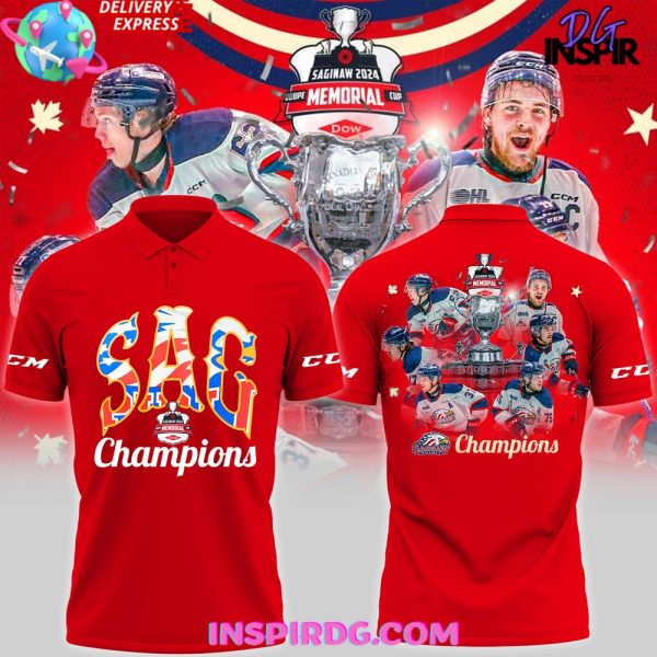Saginaw Spirit Memorial Cup Champions 2024 Collections Shirt