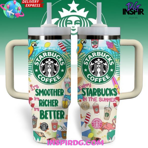 Starbucks Coffee In The Summer Stanley Tumbler Cup