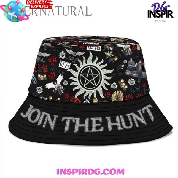 Supernatural Join The Hunt Bucket Hat