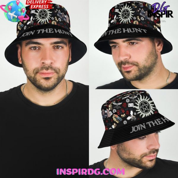 Supernatural Join The Hunt Bucket Hat