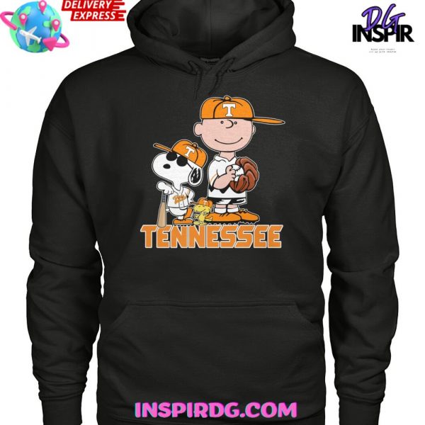 Tennessee Volunteers Baseball Snoopy Peanuts Shirt