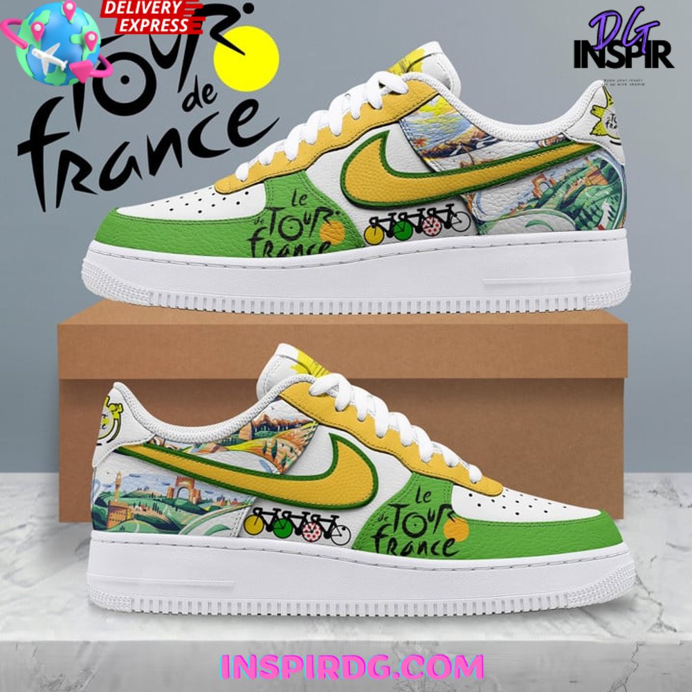 Tour de France 2024 Nike Air Force 1 Shoes InspirDG