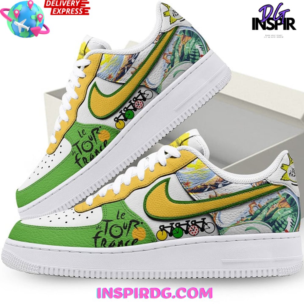 Tour de France 2024 Nike Air Force 1 Shoes InspirDG