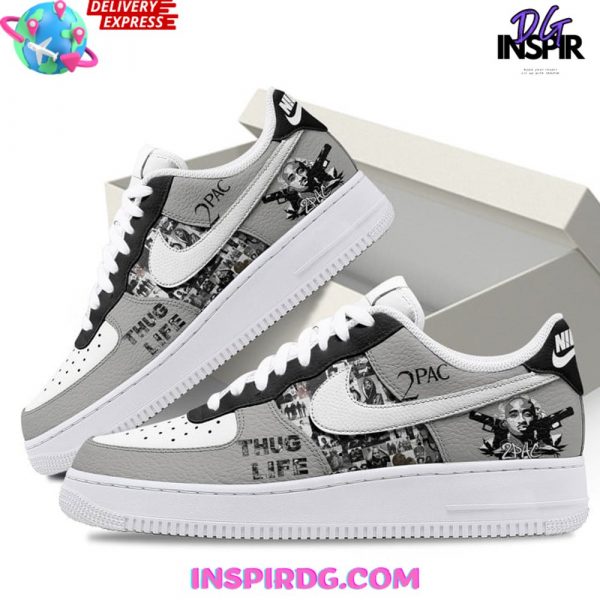 Tupac Shakur Thug Life Rap God Air Force 1