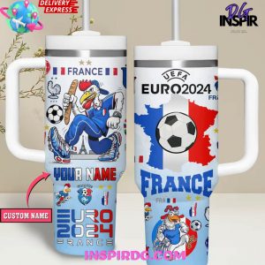 UEFA Euro France 2024 Limited Edition Stanley Tumbler Cup UEFA Euro France 2024 Limited Edition Stanley Tumbler Cup