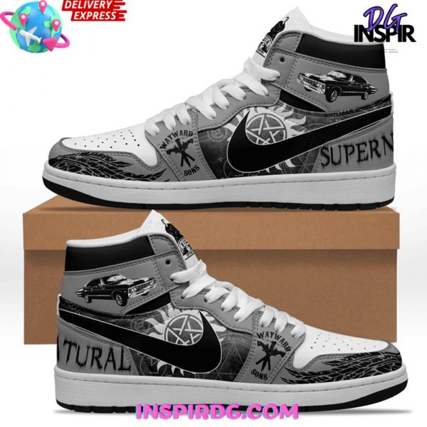Winchester Supernatural Car Nike Air Jordan 1 Sneaker