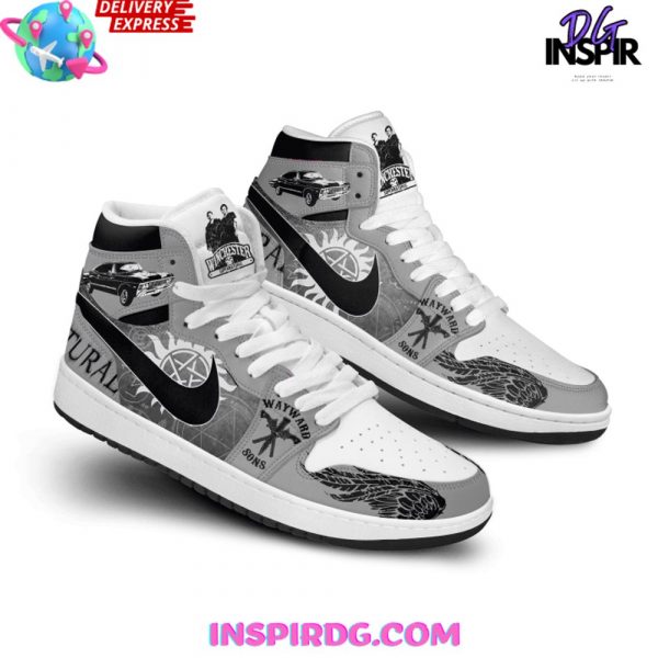 Winchester Supernatural Car Nike Air Jordan 1 Sneaker