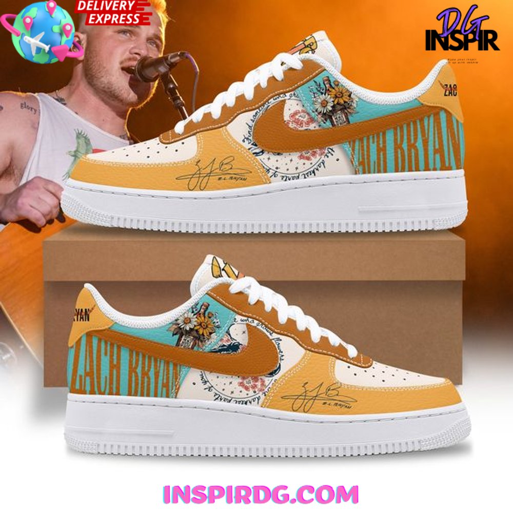 Zach Bryan Cowboy Nike Air Force 1 Shoes InspirDG