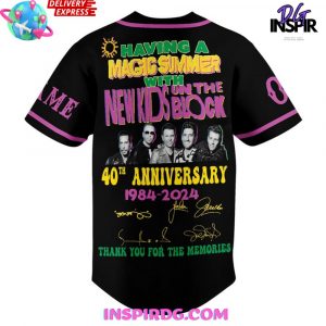 New Kids On The Block Customize Jersey Shirt