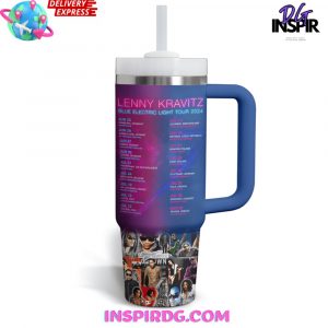 Lenny Kravitz Blue Electric Light Tour Stanley Tumbler Cup