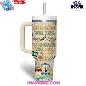 Noah Kahan Feeling Stanley Tumbler 40z