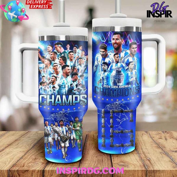 Argentina 2024 Copa America Champions Tumbler Cup