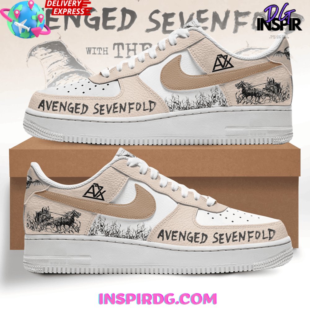 Avenged Sevenfold Limited Edition Nike Air Force 1 InspirDG